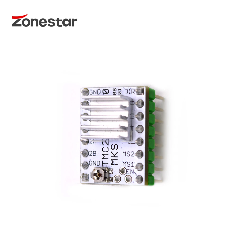 Модуль шагового двигателя ZONESTAR TMC2208 V2 с радиатором бесшумная Бесшумная Отличная