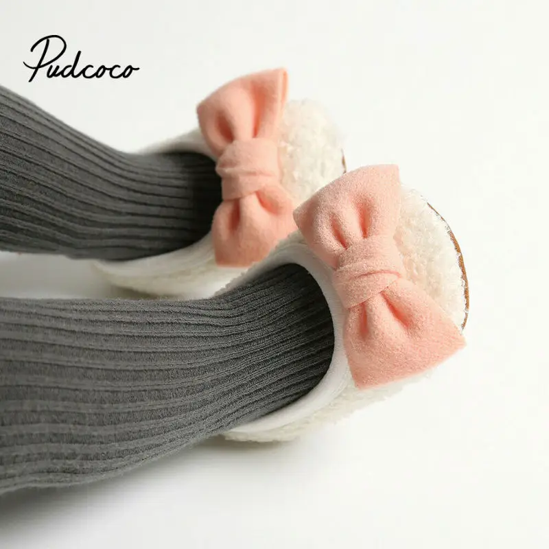 Рождественская обувь для маленьких девочек зимняя женская Милая принцесса