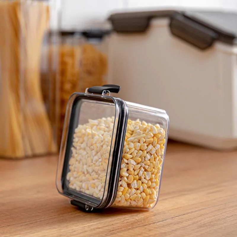 Прозрачная герметичная банка 700/1300/1800 мл пластиковая кухонная коробка для