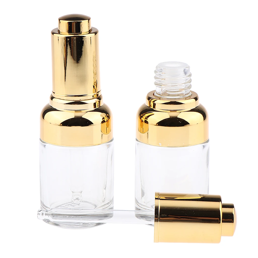 

2 шт., стеклянные бутылки с пипеткой для эфирных OIL-30ML