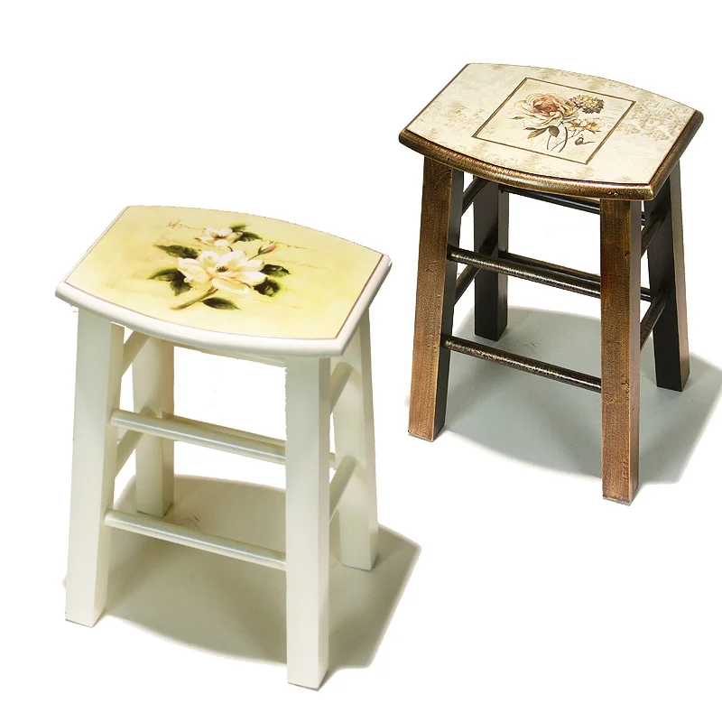 

American bench modern fashion creative stool home living room adult round stool