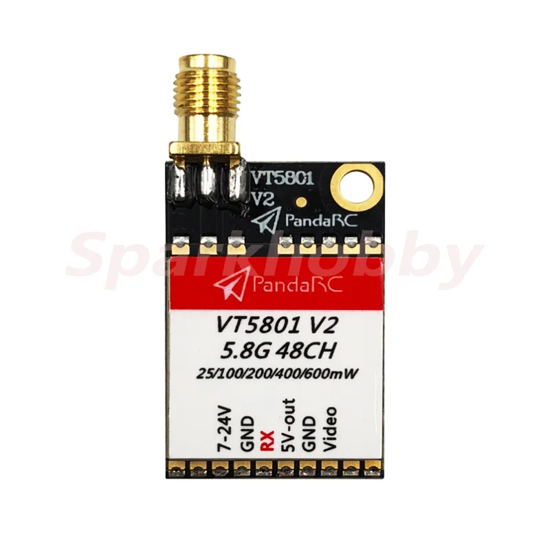 видеопередатчик pandarc vt5801 v2 vt5805 fpv 58 ггц 48