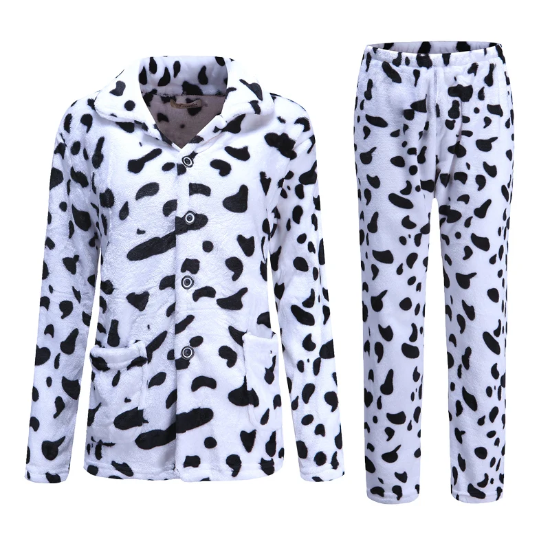 

Pajama Sets Men Clothes Thicker Flannel Comfortable High Quality Mens Korean Style New Fashion Pajamas Plus Size Hot Sale Casual