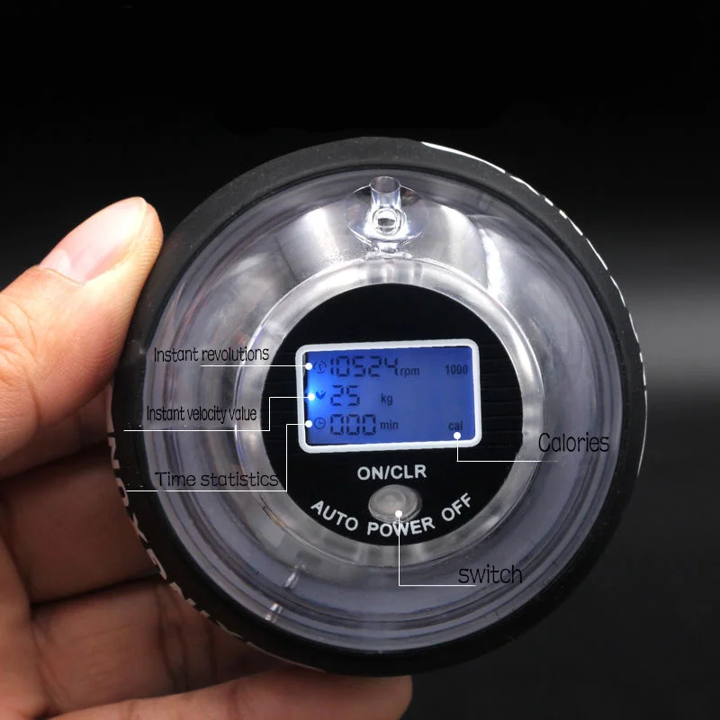 Самозапуск беспроводной светодиодный наручный мяч на запястье тренажер для мышц