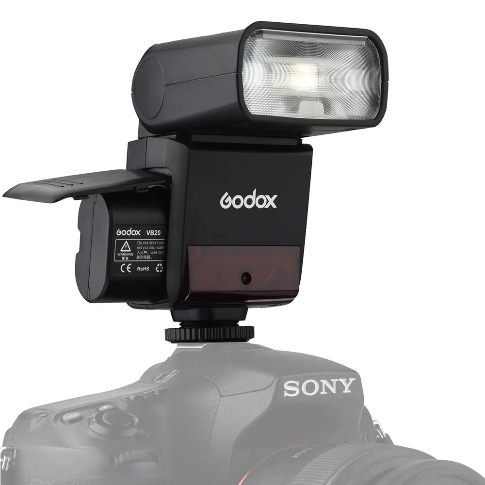 В наличии GODOX Mini V350S TTL HSS 1/8000s GN36 2 4G Беспроводная литий-ионная вспышка для Sony a7RIII a7RII