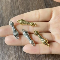 junkang folk custom metal alloy double ring connection for jewelry beads diy handmade necklace rosary pendant accessories