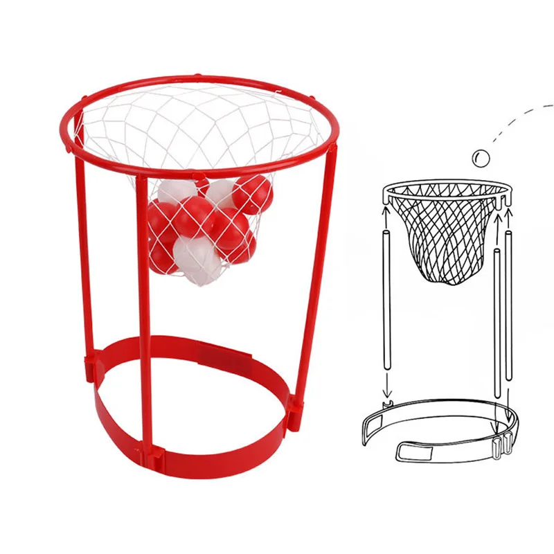 

Basketball Shooting Learning Toy Outdoor Headband Hoop Ball Toy Safety Catch Basketball Parent Child Sport Toys Relieve Stress