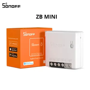 Умный выключатель SONOFF ZB MINI Zigbee 3,0, двухсторонний переключатель, дистанционное управление через приложение, работает со SmartthingTone Hub SONOFF ZB Bridge