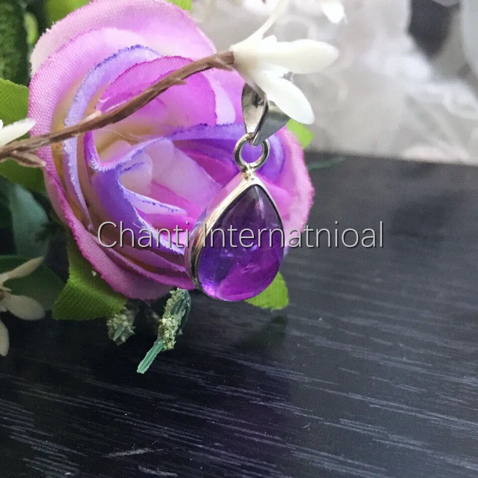 Множество вариантов Chanti Международный твердый натуральный кабошон Фиолетовый