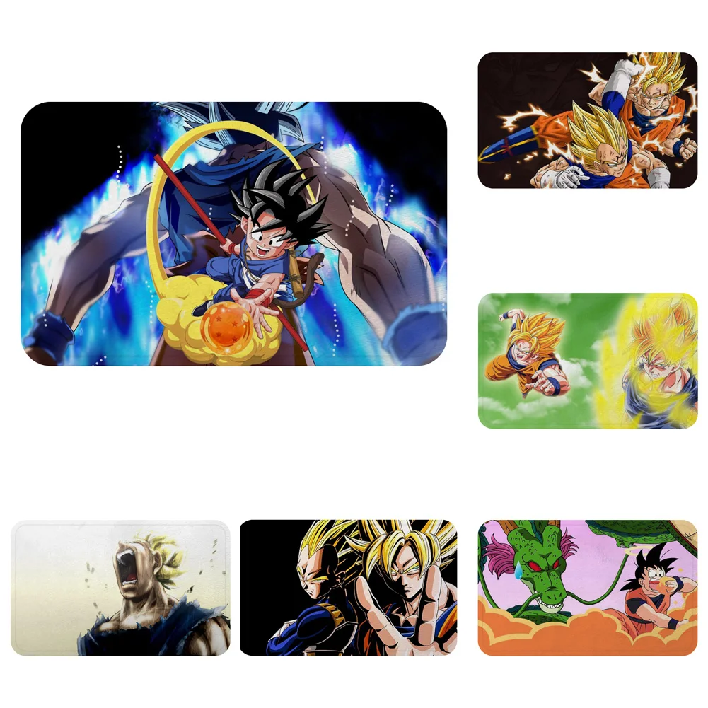 Аниме Жемчуг дракона Вегета Сон Гоку Saiyan коврик для ванной ковер декоративный Противоскользящий коврик комната автомобиль пол барная подложка домашний декор для дверей подарок