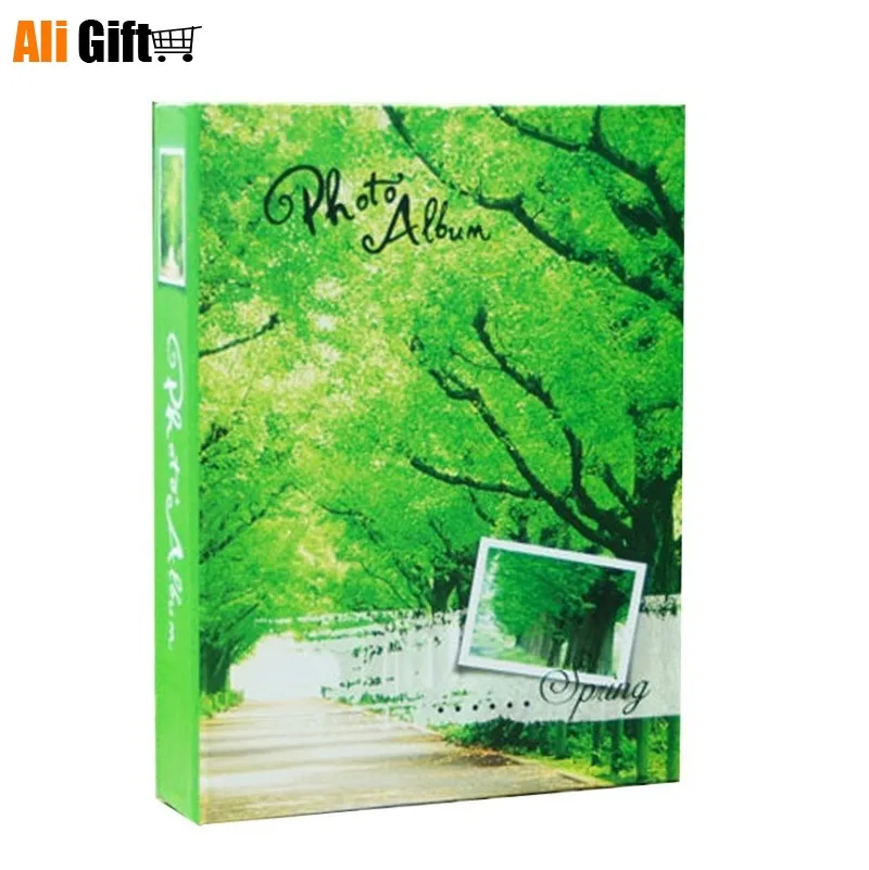 Модный фотоальбом 200 листов с изображением четырех сезонов альбом для