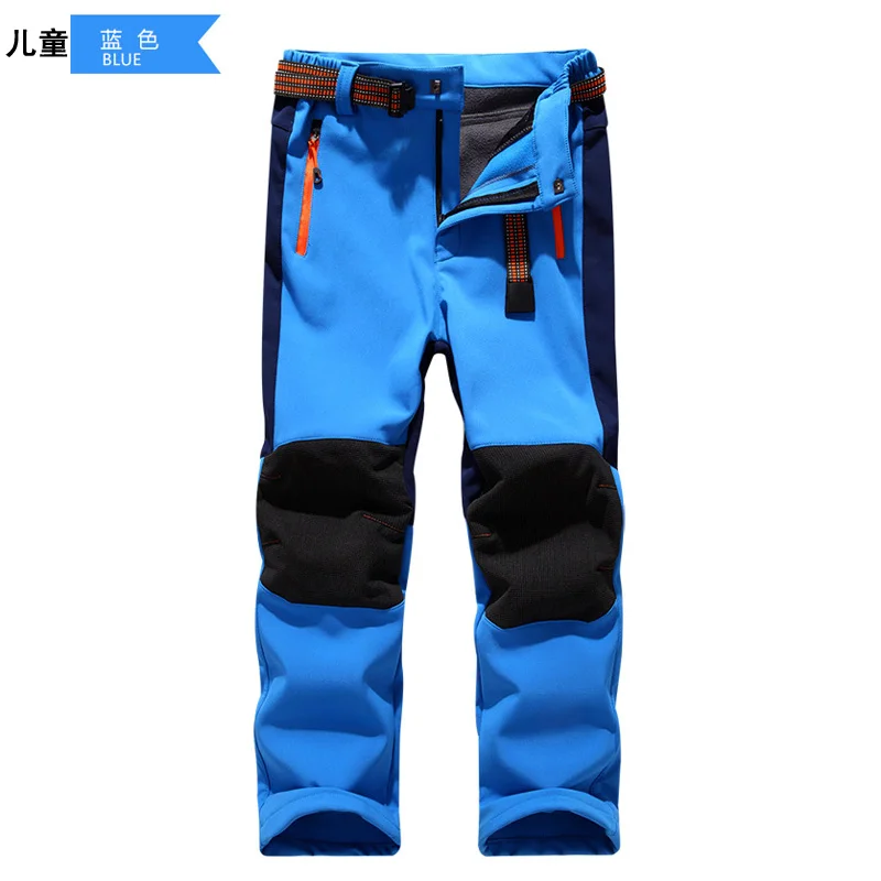 Pantalon De Ski Pour Enfant зимние детские уличные штаны для сноуборда ветрозащитные флисовые зимние штаны для девочек и мальчиков для походов