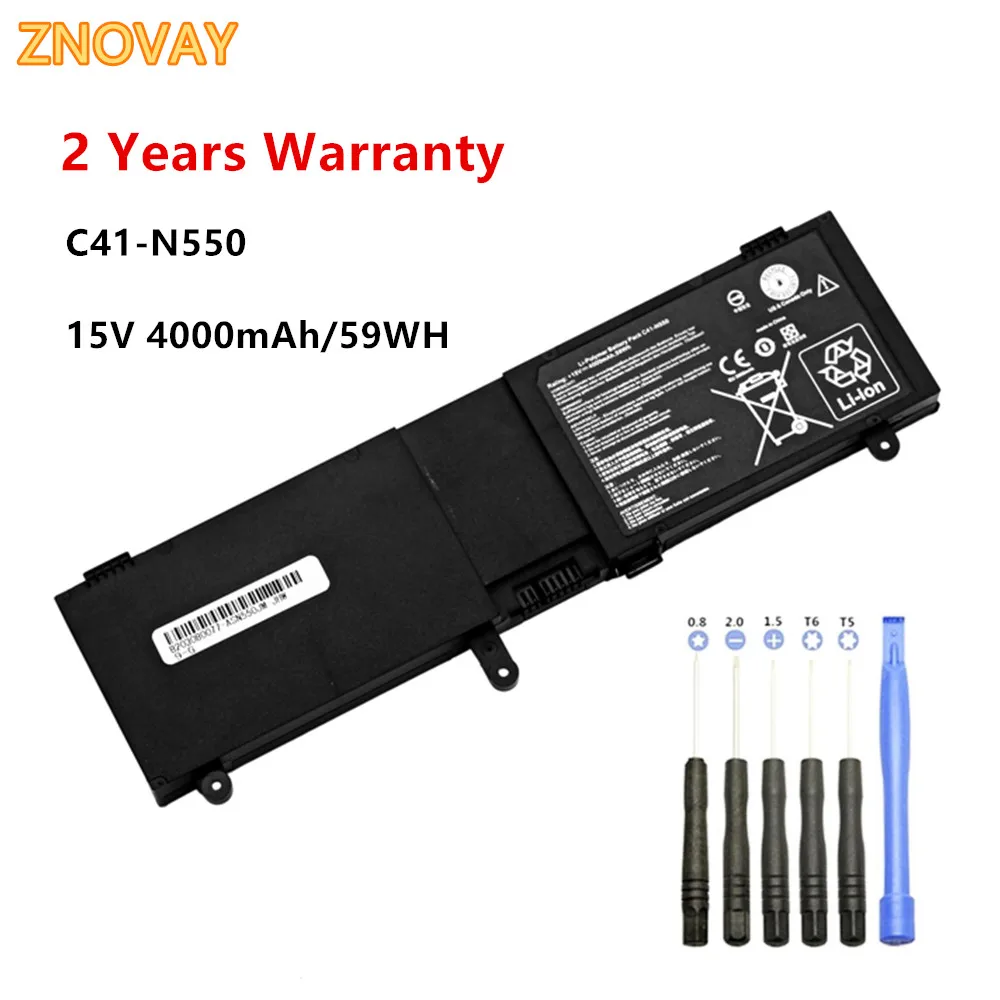 

Аккумулятор для ноутбука ASUS N550 N550J N550X47JS N550X47JV C41-N550 N550X47JV-S Q550LF, 15 в, 4000 мАч/59 Втч