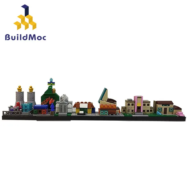 

Buildmoc Fairy Tale Movie Architecture Wonderful Adventure The Wizard of Oz Skyline Witch castle Building Blocks Toys Kids Gifts