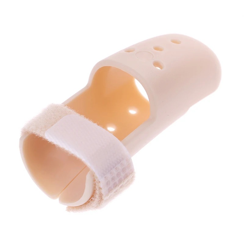 

New 1Pc Plastic Hand Finger Splints Support Brace Mallet Splint For Broken Finger Joint Fracture Pain Protection Adjustable Hook