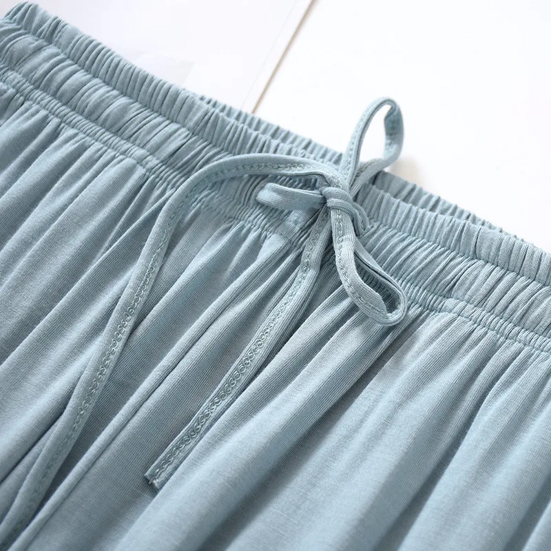 Летние женские Пижамные брюки осенняя одежда для отдыха из модала домашние