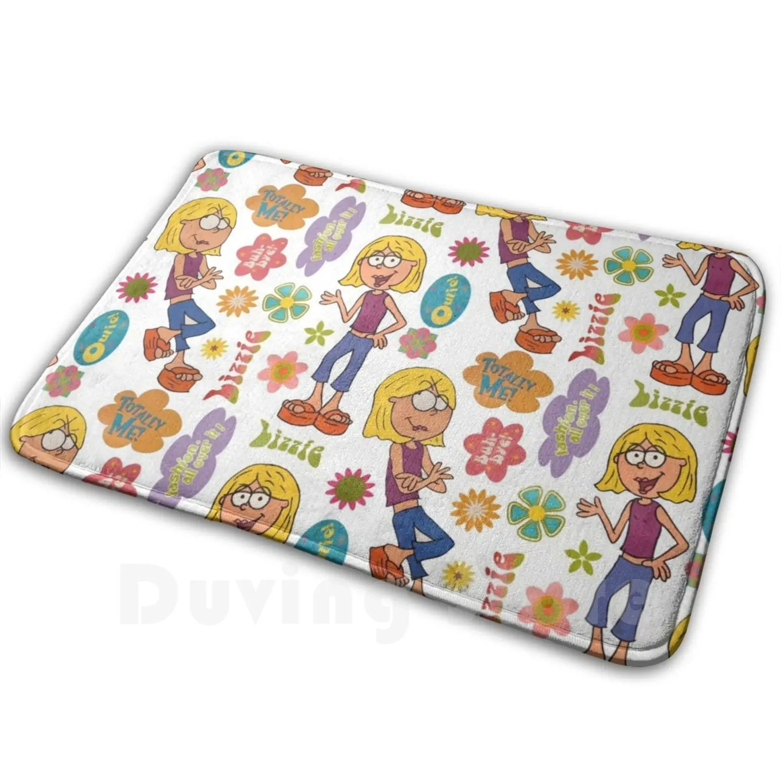 

Коврик Lizzie Mcguire, с цветами, противоскользящий, для спальни