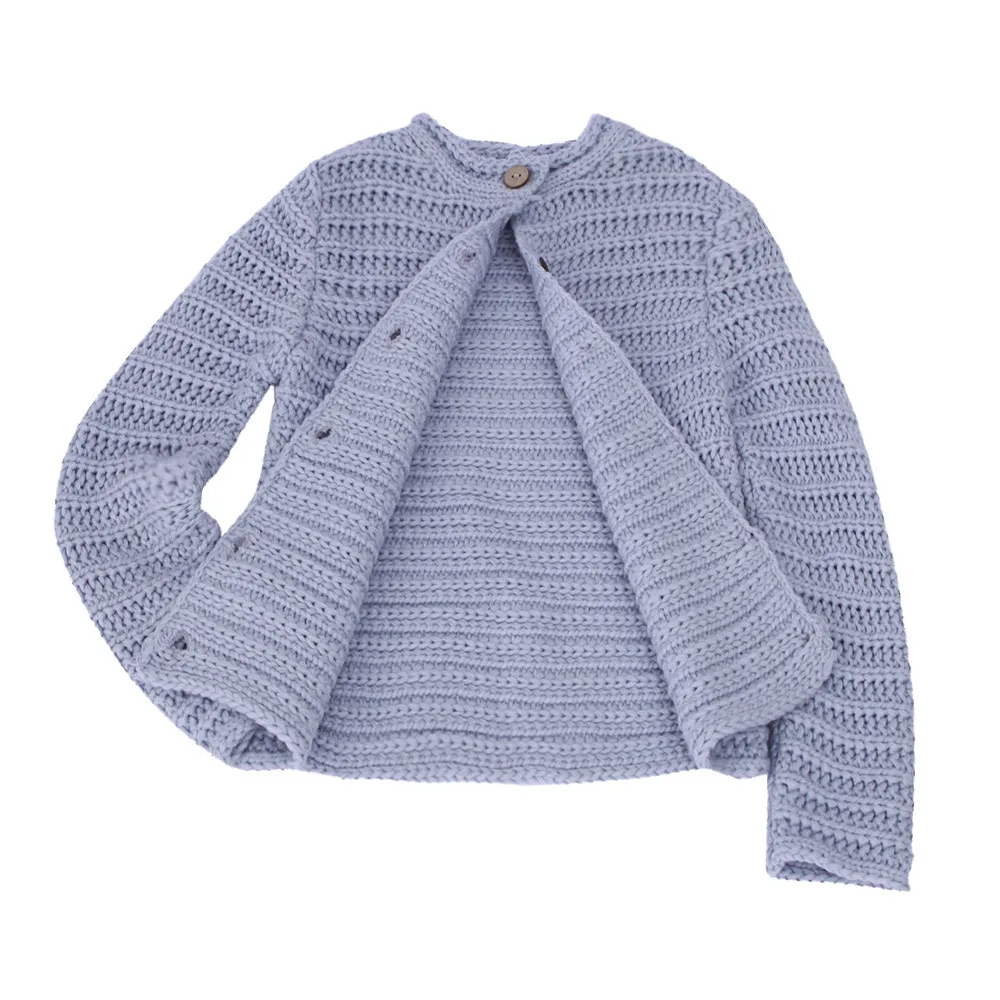 Новинка 2019 года Детский свитер для маленьких девочек сезон осень зима теплый