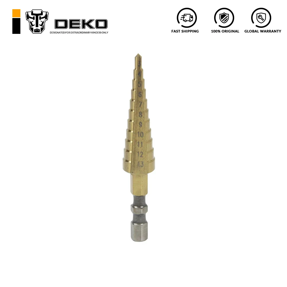 DEKO Новое сверло 3 13 мм высокоскоростное стальное сверление пагоды|pagoda drill|drill