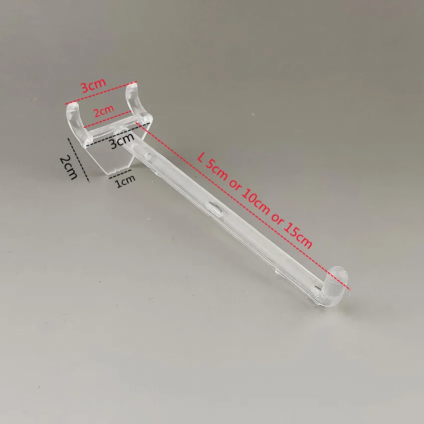 Tanie Plastikowe Gniazdo Hole Board Display Wieszaki Haczyki Up For Półka Do Przechowywania Mesh Backboard Akcesoria Wiszące Podwójne Stopy Wyczyść 200 Sztuk