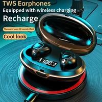 halloween hot sale wireless charging tws bluetooth earphones sports in ear headset bluetooth true wireless earbuds headphones
