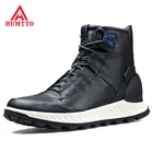 Кроссовки HUMTTO мужские из натуральной кожи, водонепроницаемые ботинки для походов, спортивная обувь для альпинизма