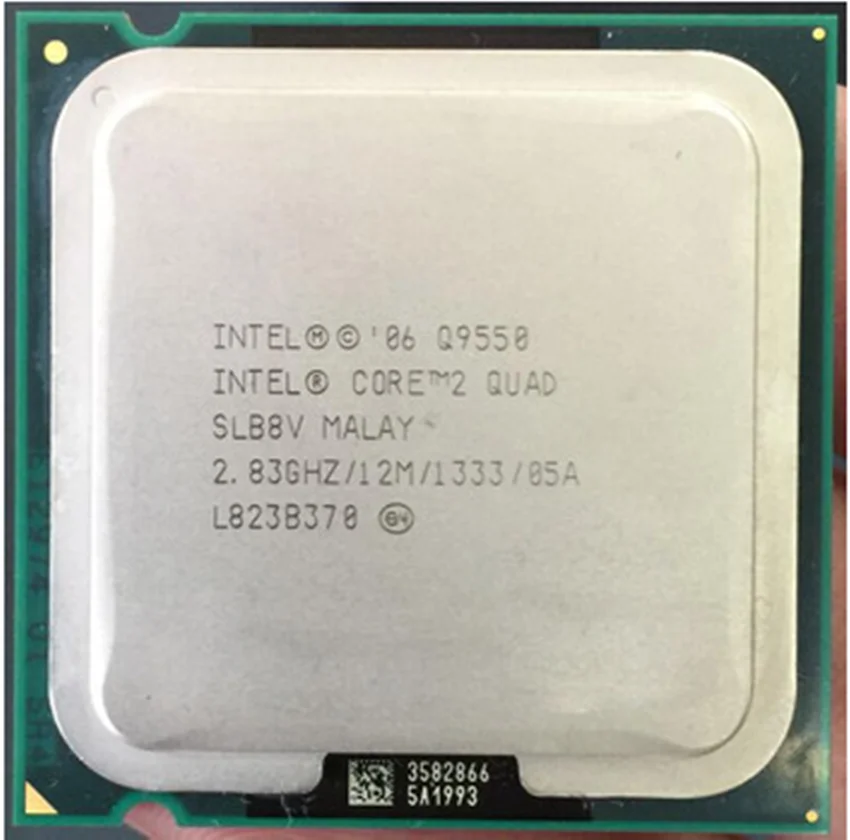 Intel Core 2 Quad Q9550 2,8 ГГц четырехъядерный процессор 12M 95W LGA 775 настольный процессор