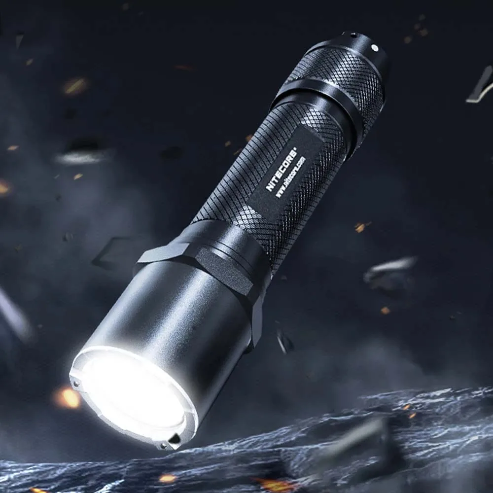 저렴한 T20 1300 LMs 높은 전원 LED 손전등 USB 충전식 손전등 야외 전술 토치 랜 턴 선물 2600mAh 18650 배터리