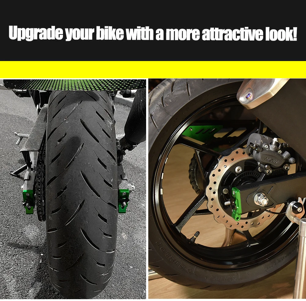 Мотоциклетные аксессуары Ninja400 натяжители Catena задняя ось блоки регулировки цепи