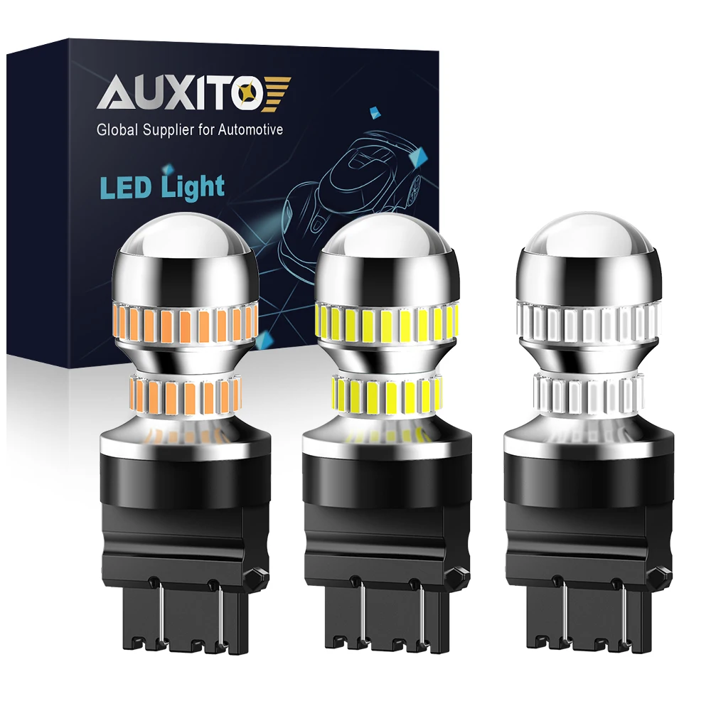 

2 шт. 3157 3156 T25 P27W P27/7 Вт светодиодный ные лампы, автомобильная лампа поворота, желтая Светодиодная лампа заднего хода, автомобильный стоп-сигн...