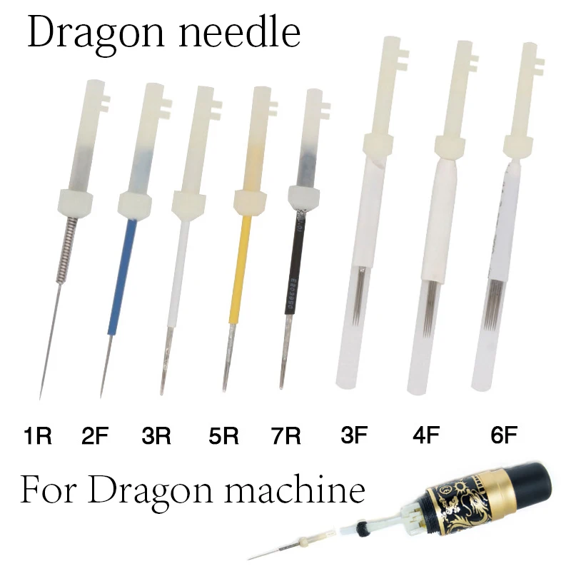 

50pcs 1R/2R/3R/5R/7R/3F/4F Giant Sun G-8650 Dragon Needles Permanent Makeup Tattoo Needle for Dragon Tattoo Machine Accesories