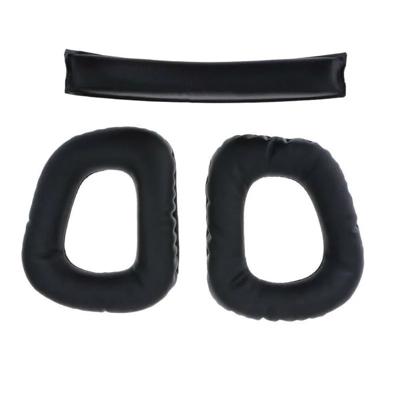 

For Logitech G930 Ear pads cushion Headphones Black Soft foam Accessory Cover