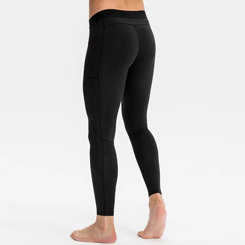 Jogging Men Commpression Pants Seamless Elastic Sport Leggings Gym Quick Dry Workout Sportswear Training Fitness Sport Trousers