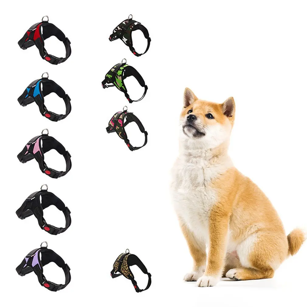 Собачья Тяговая веревка Взрывозащищенная Ткань Оксфорд для питомцев нагрудный