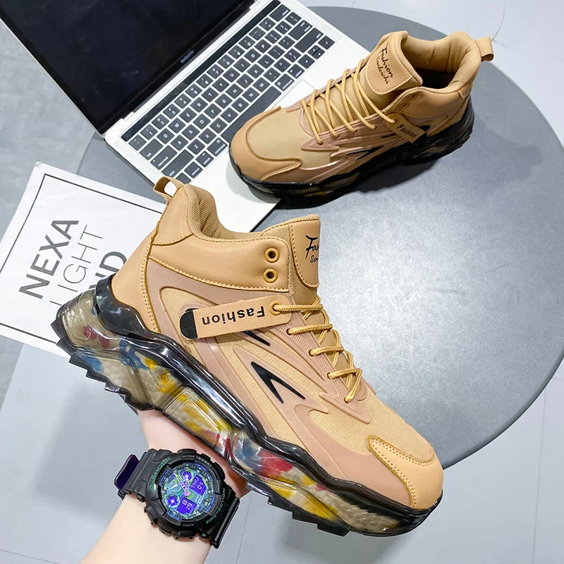 

Новинка Осень-зима 2021, мужские повседневные туфли, Нескользящие осенне-зимние легкие дышащие износостойкие туфли, 44