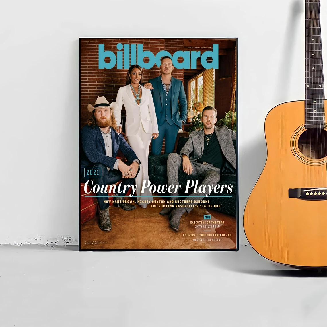 

John Osborne, Guyton, Brown and T.J. Осборн. Постер музыкальная Звезда Певица постер печать на холсте украшение для дома подарок настенная живопись