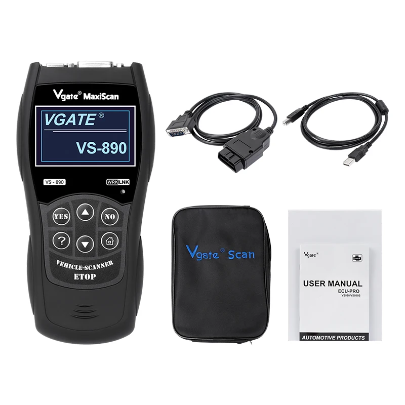 Автомобильный диагностический сканер VS890 VGATE MaxiScan OBD2/EOBD + CAN | Автомобили и