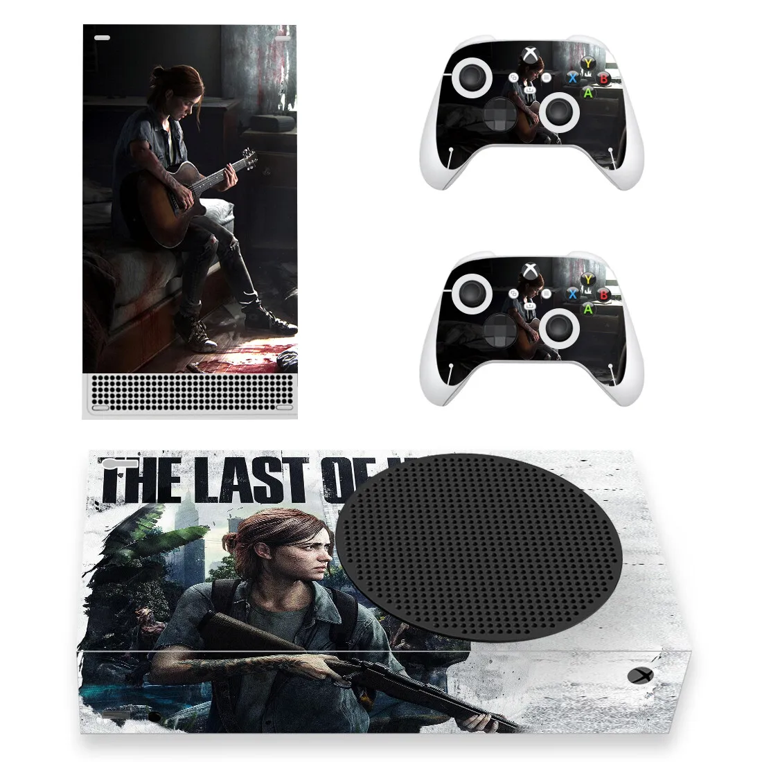

The Last Of Us Style Xbox Series S Skin Sticker for Console & 2 Controllers Decal Vinyl Protective Skins Style 1