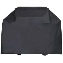 1pcs BBQ Grill Cover Black Outdoor Waterproof Barbeque Cover Anti-Dust Protector For Gas Charcoal Electric Barbecue Grill