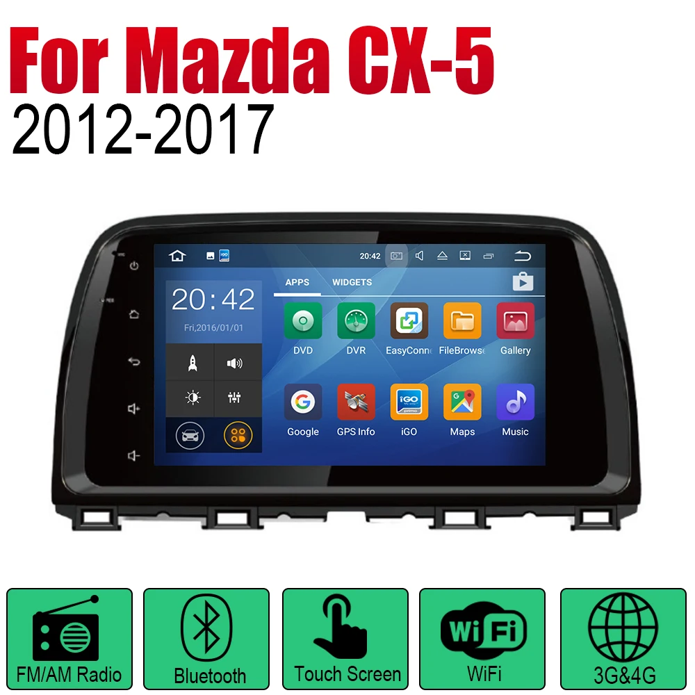 ZaiXi Авто плеер GPS навигация для Mazda CX 5 2012 ~ 2017 автомобильный Android мультимедийная