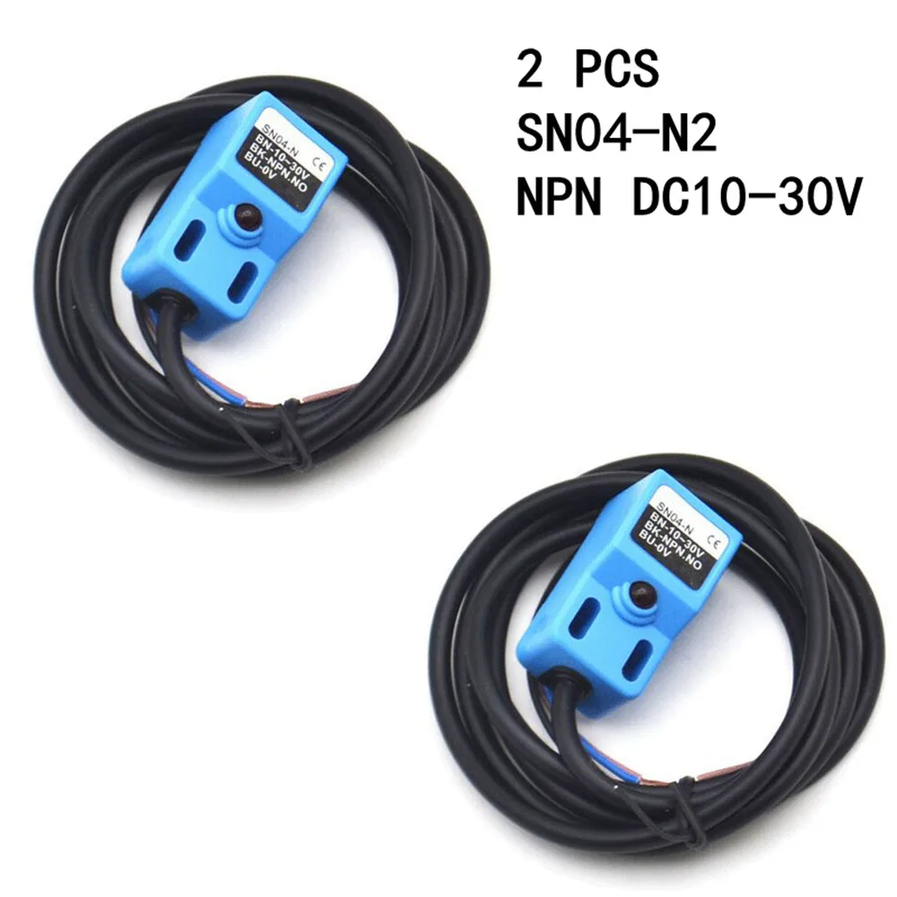 

2 PCs NPN Inductive Proximity Sensor Detection Switch NO DC 10-30V SN04-N 4mm Proximity Switch Sensor