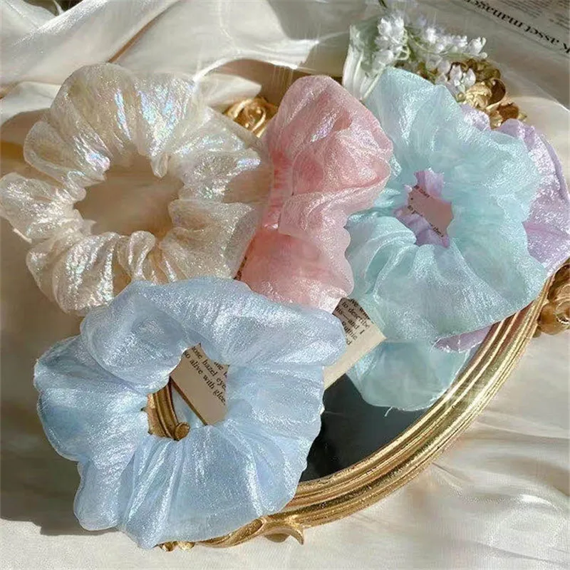 6 см 25 ярдов масляная яркая Снежная соска кружевные газовые лазерные ленты сделай