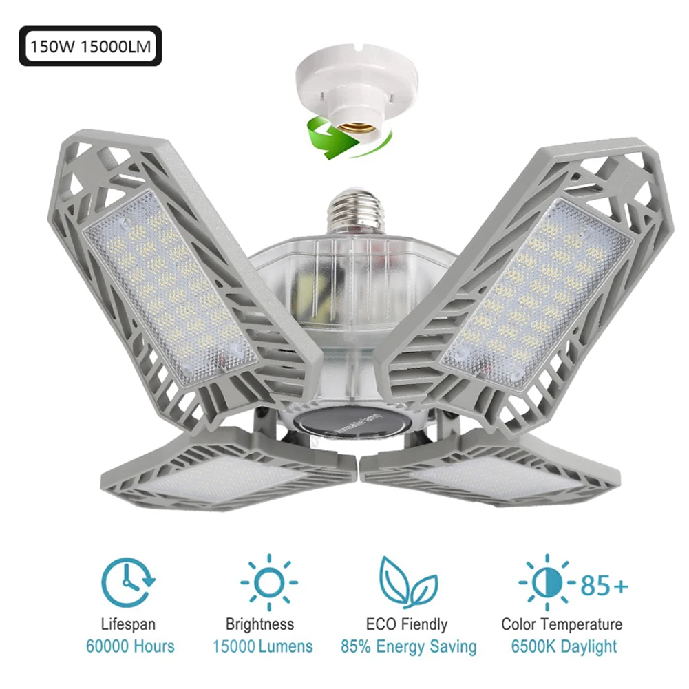 Хороший Здоровый светодиодный гаражный светильник деформируемая Регулируемая