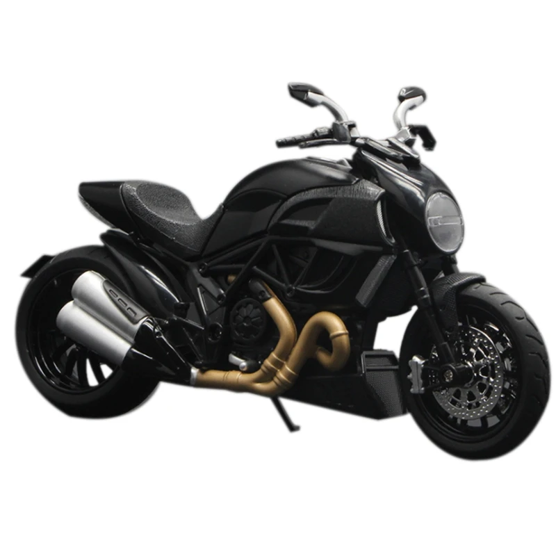 

1:12 крейсер мотоцикл Diavel велосипед литые игрушечные модели Миниатюрные гоночные детские игрушки для коллекции