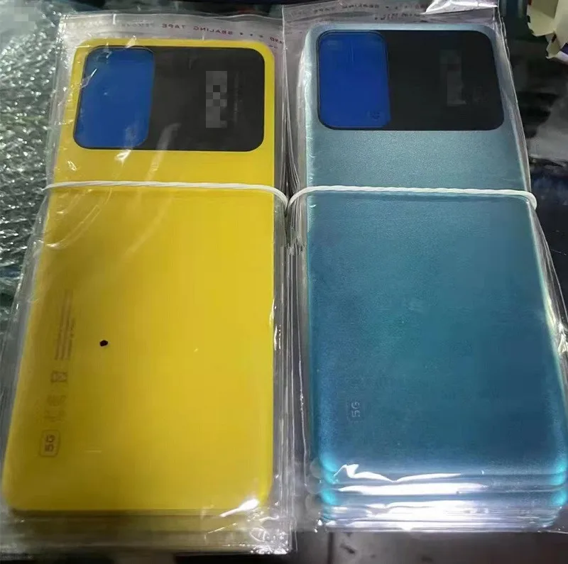 

Корпус M4Pro для Xiaomi POCO M4 Pro 5G 6,6 дюйма, пластиковая крышка аккумулятора, ремонт, замена, задняя крышка телефона, задняя крышка + наклейка с логот...