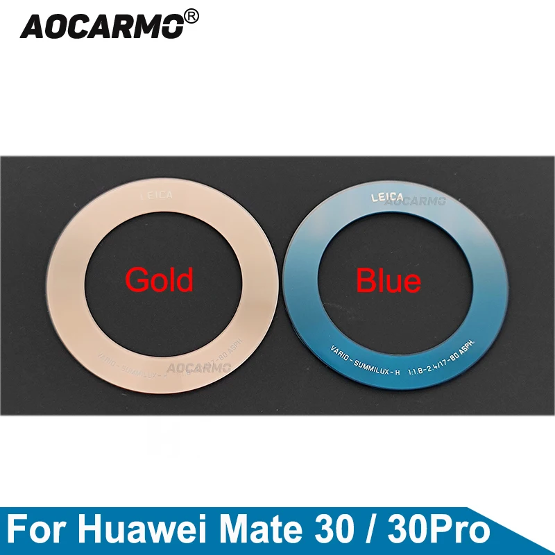 

Кольцо Aocarmo с синим/золотым звездами для Huawei Mate 30 Pro 30Pro, объектив камеры заднего вида, металлическое внешнее световое кольцо, запасные части