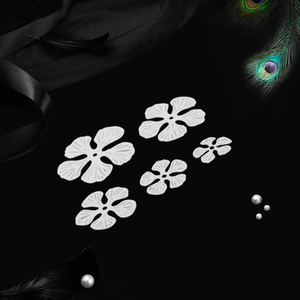 Трафаретная пресс-форма новинка Платье с цветочным узором на Рождество 5 шт.