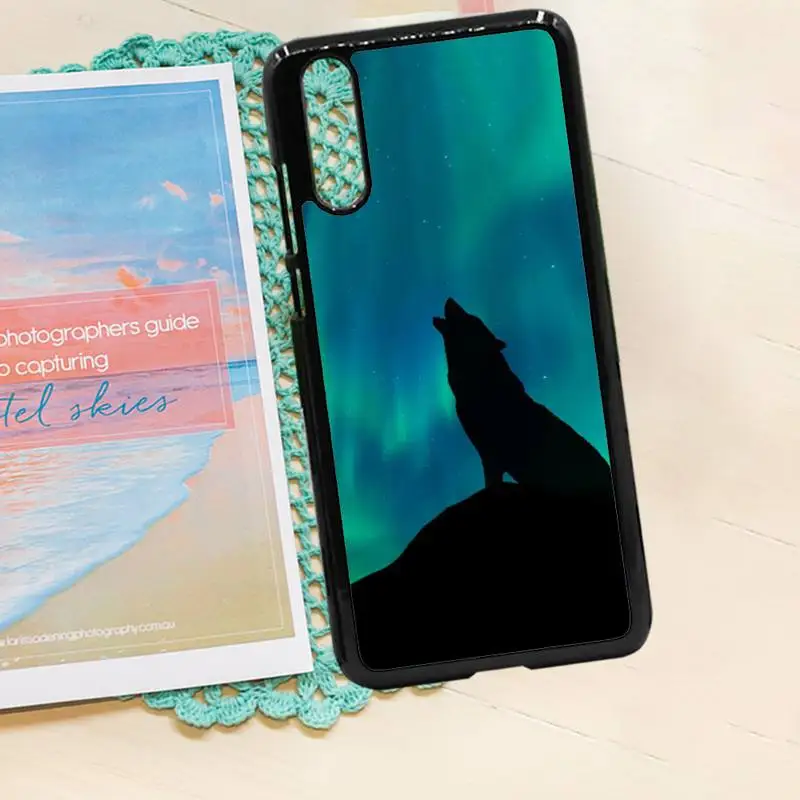 

Cute Snow Wolf animal pattern Phone Case PC for iPhone 11 12 pro XS MAX 8 7 6 6S Plus X 5S SE 2020 XR