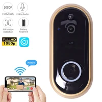 wireless wifi doorbell smart video ring door bell with hd 1080p night vision camera home security doorbell for apartments office