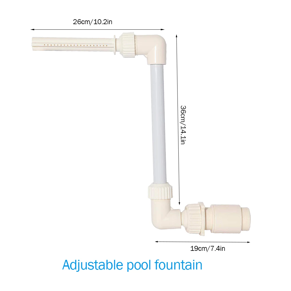 

Swimming Pool Accessories Swimming Pool Fountain Waterfall Adjustable Pool Connector Decorative Floating Water Fountain Device